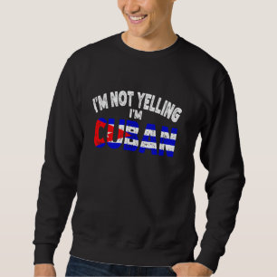 Moletom Não estou gritando que sou um Patrimônio Cubano Cu