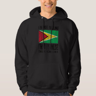Moletom Não estou gritando, sou guianense Guyana Flag Root