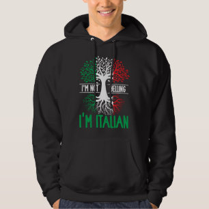 Moletom Não Estou Gritando Sou Italiano Itália Citação It