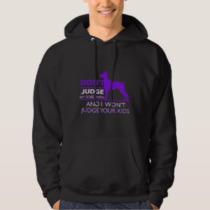Moletom Não julgue o meu doberman Pincher