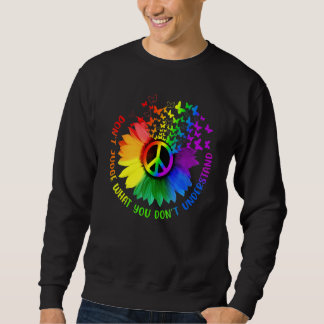 Moletom Não julgue o que você não entende Lgbt Gay