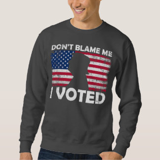 Moletom Não me culpe, eu votei - Design de votação patriót