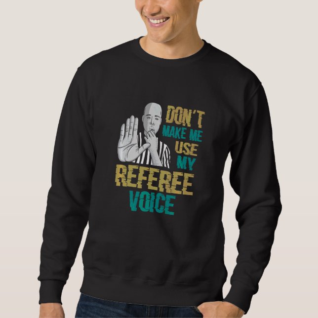 Moletom Não me faça usar minha referência de voz referenci (Frente)