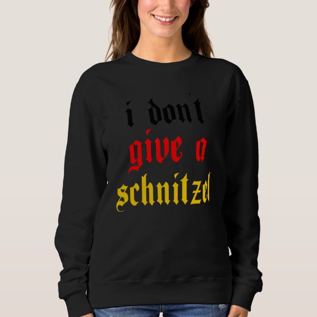 Moletom Não Me Importa Um Schnitzel (Frente)