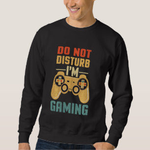 Moletom Não me incomode, estou jogando Videos games Legal
