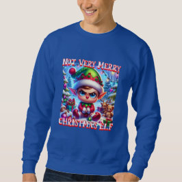 Moletom Não Muito Feliz Elf De Natal