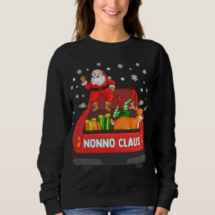 Moletom Não-no Claus Red Truck Papais noeis Reindeer Elf N