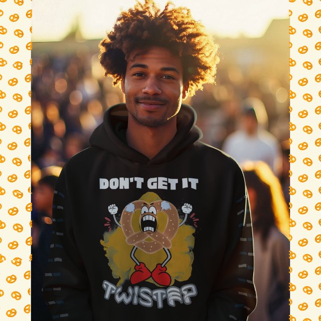 Moletom Não o faças torcer, Pretzel zangado (Criador carregado)