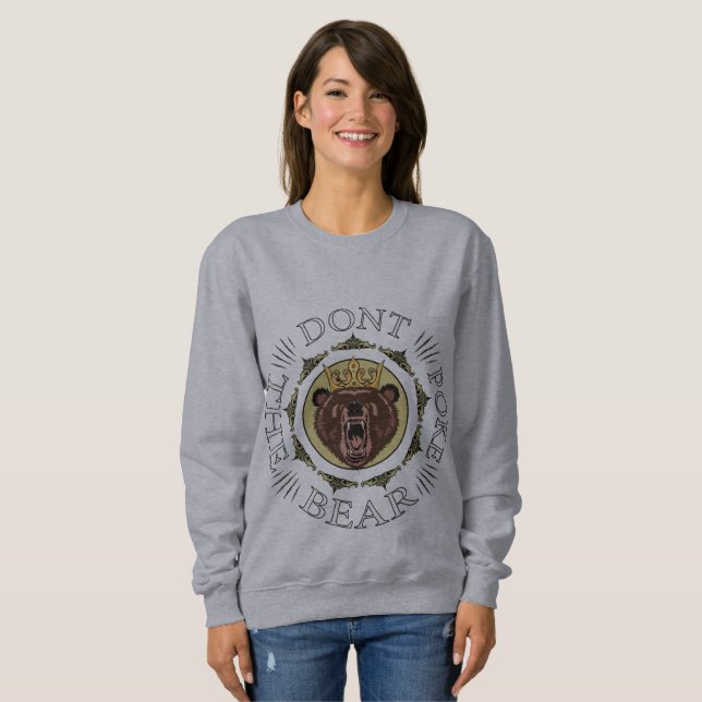 Moletom Não Põe o Urso (Frente Completa)