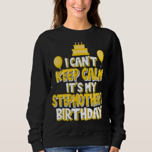 Moletom Não posso ficar calmo É o aniversário da minha mãe