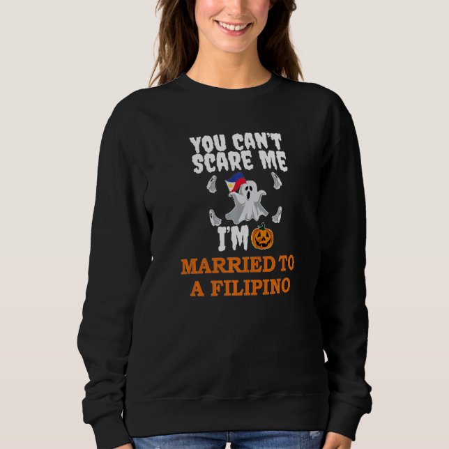 Moletom Não posso me assustar com Filipino Scary Hallowee (Frente)