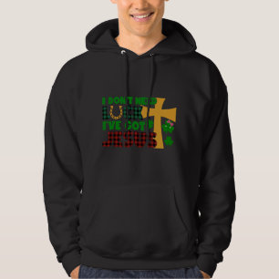 Moletom Não preciso de sorte, tenho Jesus