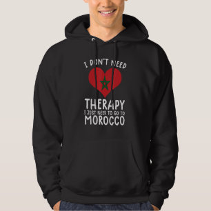 Moletom não preciso de terapia, só preciso ir ao Marrocos