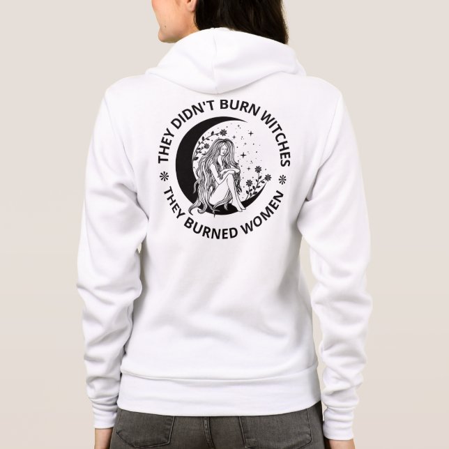 Moletom Não queimaram bruxas queimaram a escolha do Pro Ri (Verso)