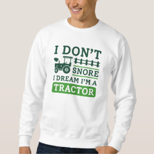 Moletom Não ronco sonho sou um trator