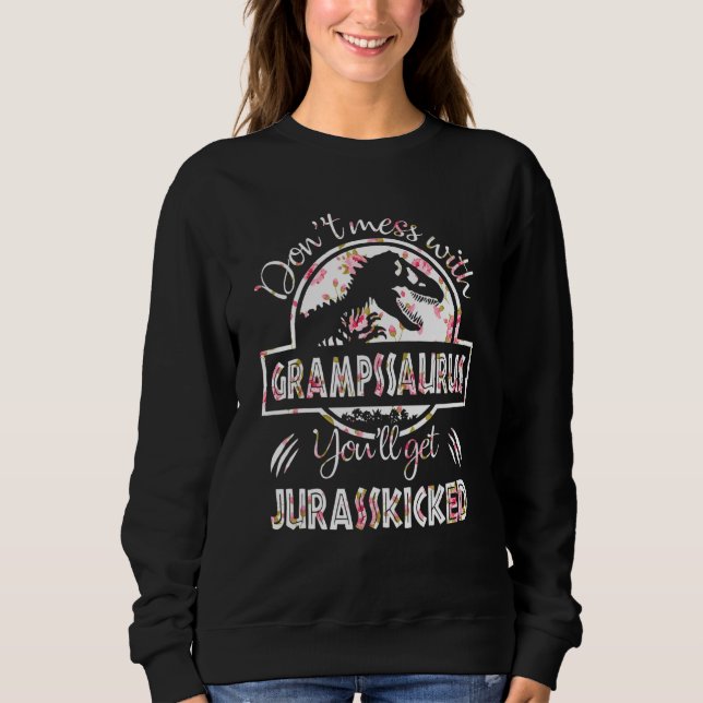 Moletom Não Se Mestique Com Grampssaurus... Você Vai Ser J (Frente)