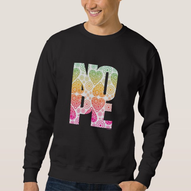 Moletom Não seja uma pessoa de sim, diga às vezes não 110 (Frente)