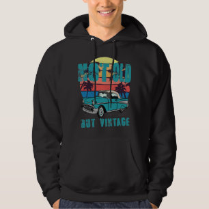 Moletom Não sou antigo e clássico patinete vespa (azul) 