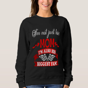 Moletom Não sou apenas a mãe dele, sou também o maior fã d