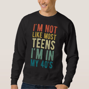 Moletom Não sou como a maioria dos adolescentes que estou