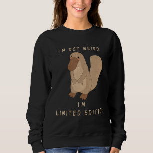 Moletom Não sou esquisito, Platypus Engraçado