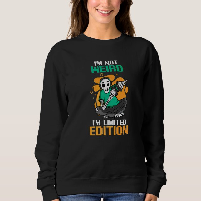 Moletom Não sou estranho sou   Skeleton Gaming (Frente)