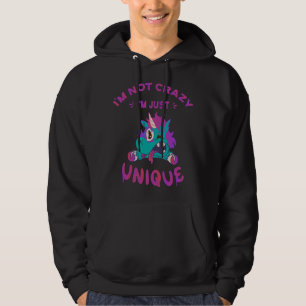 Moletom Não sou louco, sou único, Mad Unicorn