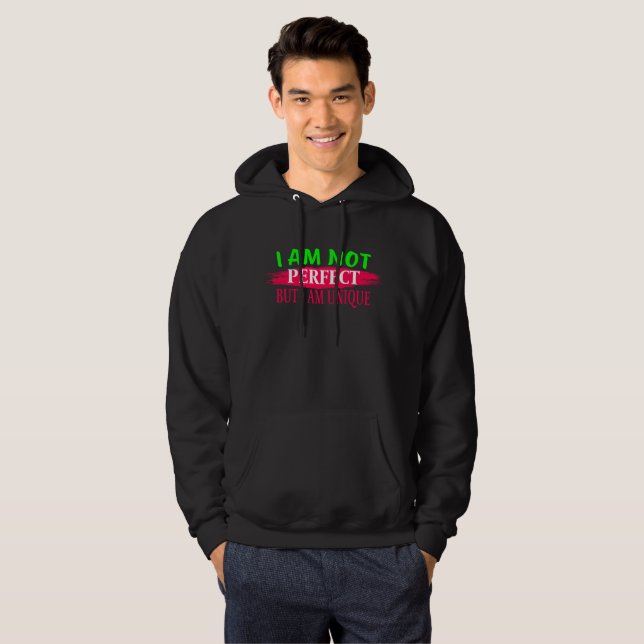 Moletom Não sou perfeito, mas sou único (Frente Completa)