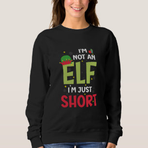 Moletom Não Sou Um Pjs De Natal Da Família Elf Corresponde