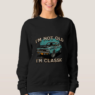 Moletom Não Sou Velho Sou Clássico Carros Musculosos Antig