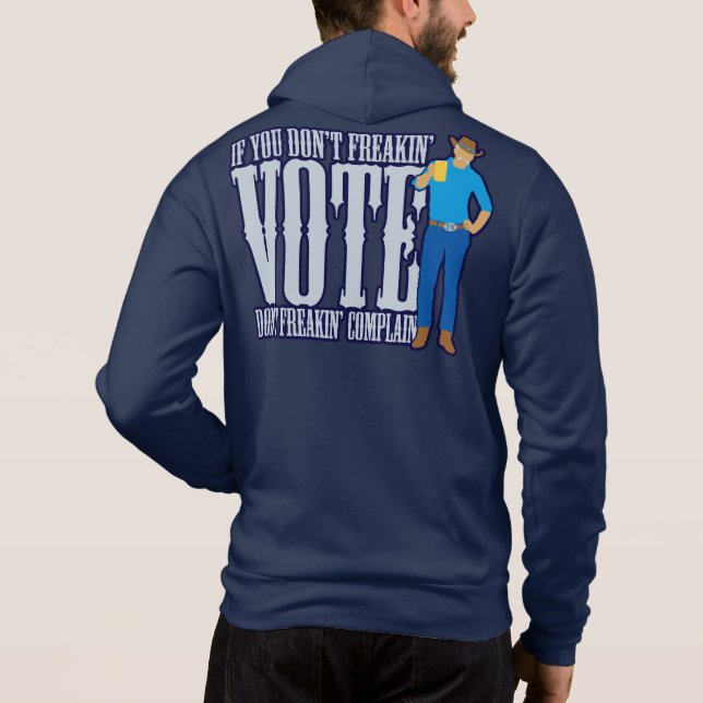 Moletom Não VOTE Não Reclamar (Verso)