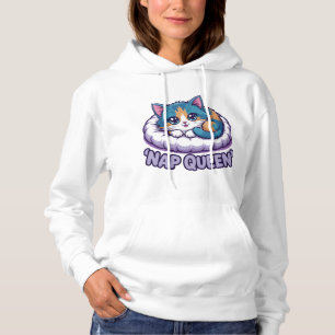 Moletom Nap Queen Kawaii Cat