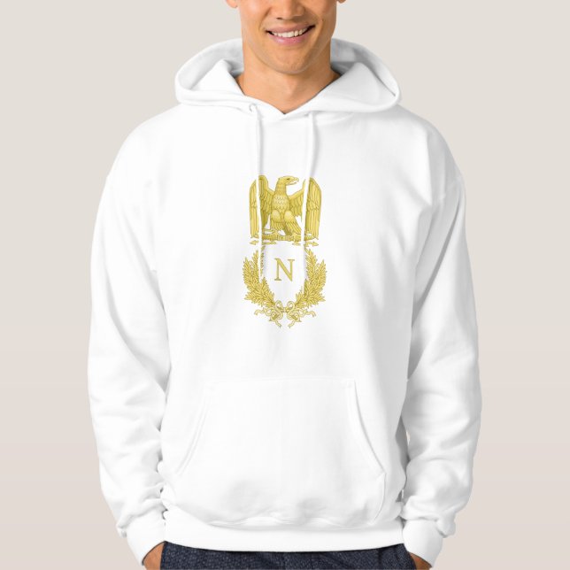 Moletom Napoleon mim motivo imperial de Eagle no Hoodie (Frente)