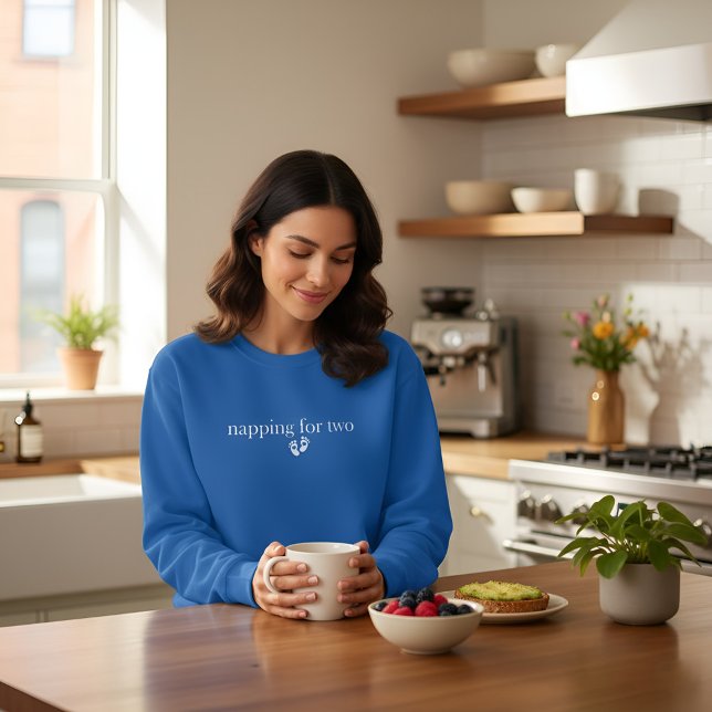 Moletom Napping for Two , Cute Pregnancy Reveal  (Criador carregado)