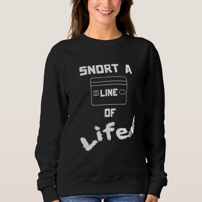 Moletom Narcador Anti-Drogas Uma Linha De Vida (Frente)