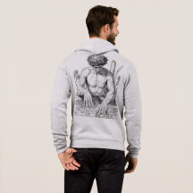 Narcissus Myth Minimalist Line Art Hoodie