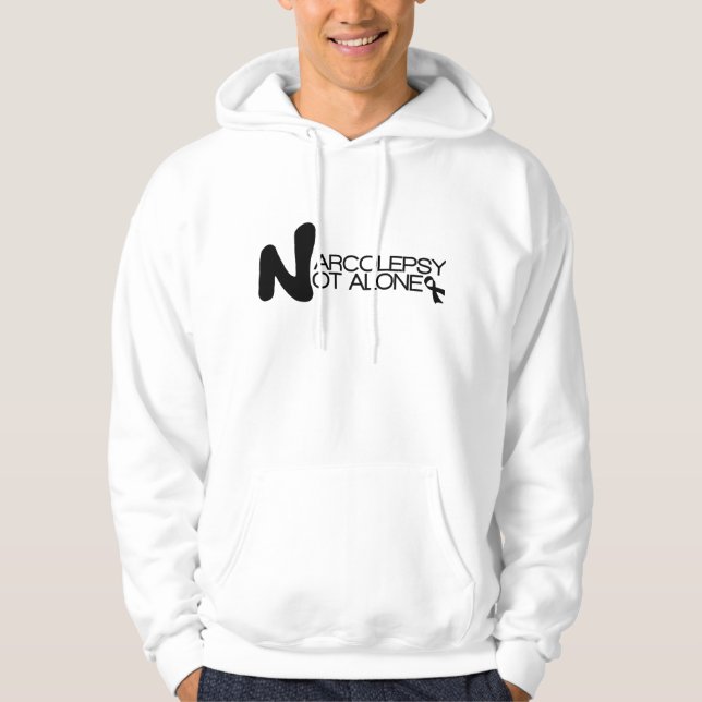 Moletom NARCOLEPSY: NÃO Hoodie dos homens de ALONE™ (Frente)