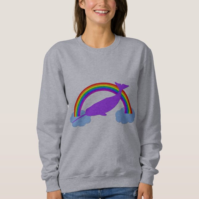 Moletom Narwhal mágico (Frente)