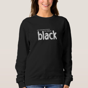 Moletom Nas QUARTAS-FEIRAs nós usamos preto - Roupas diver