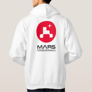 Moletom Nasa Marte Perseverança Logotipo Rover Branco