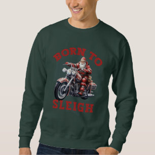 Moletom "Nascer a Sleigh" Camisola de Natal dos Homens