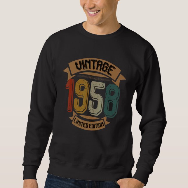 Moletom Nascer De Aniversário Em 1958 (Frente)