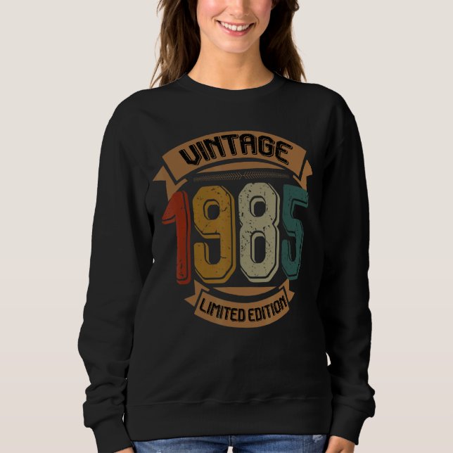 Moletom Nascer De Aniversário Em 1985 (Frente)