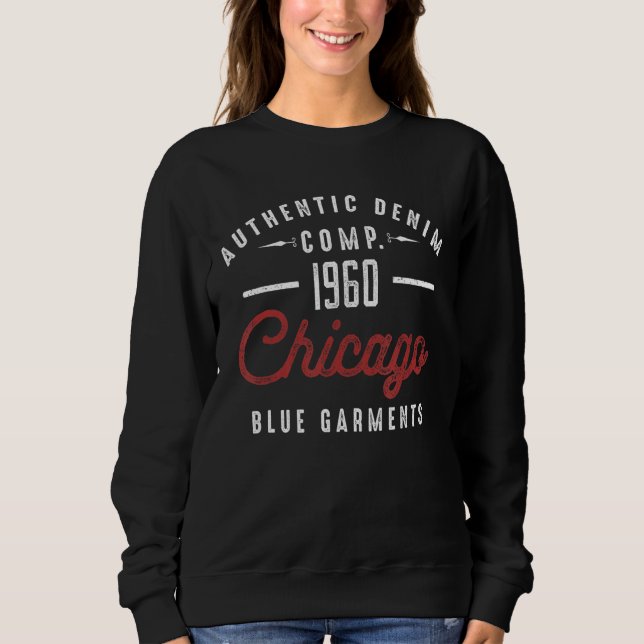 Moletom Nascer De Chicago Illinois Em 1960 Authentic Vinta (Frente)