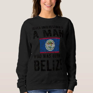 Moletom Nascer De Homens Em Belize, Bandeira Belizana, Raí