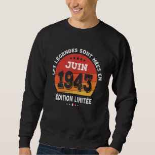Moletom Nascer De Legendas Em Junho De 1943 79º Aniversári