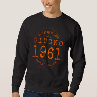 Moletom Nascer De Legendas Em Junho De 1961 61º Aniversári