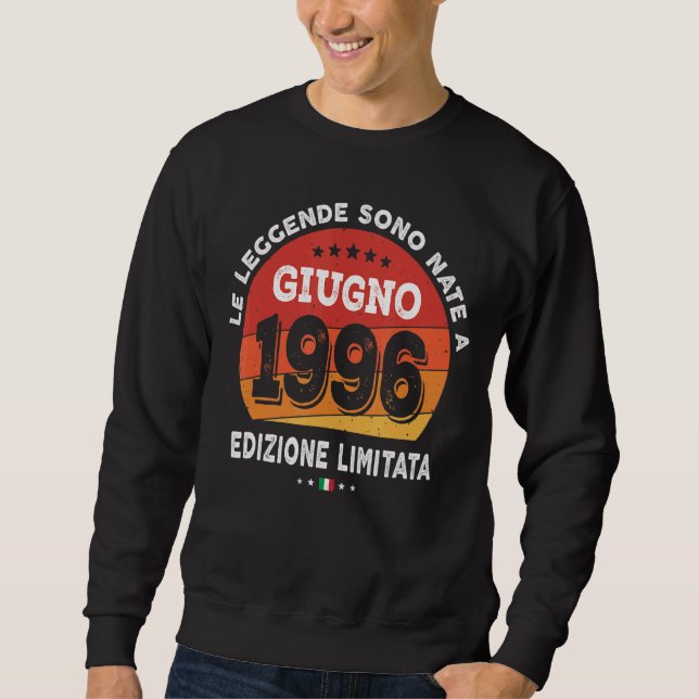 Moletom Nascer De Legendas Em Junho De 1996 26º Aniversári (Frente)