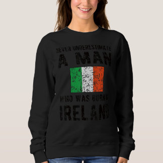Moletom Nascer De Mens Na Irlanda Bandeira Raízes Irlandes