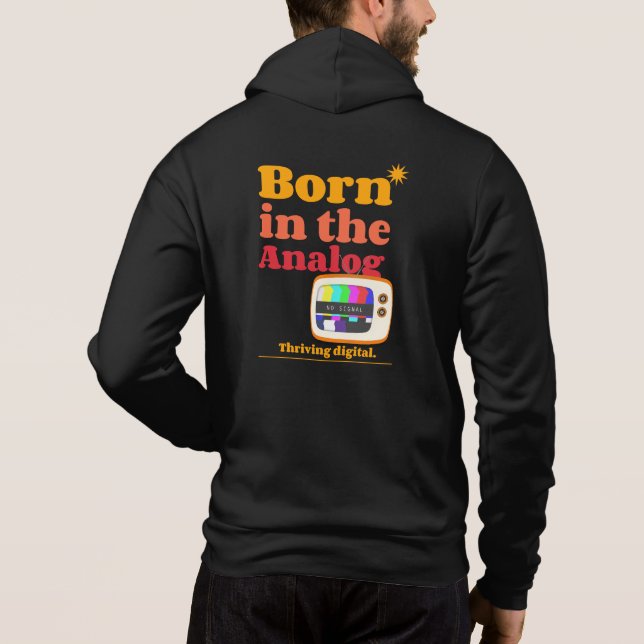 Moletom Nascer em analógico (Verso)